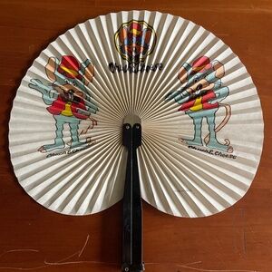 RARE Vintage Chuck E Cheese Hand Fan